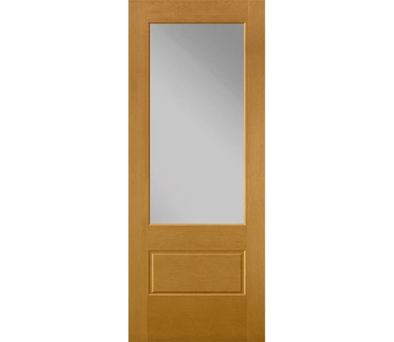 Kennesaw 3 Quaters Light Fiberglass Entry Door