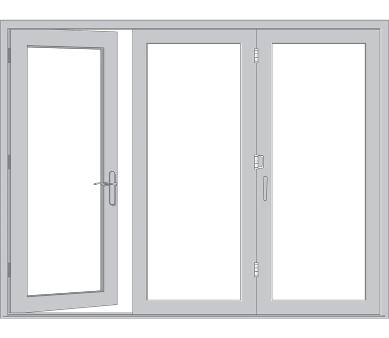 Kennesaw Pella Architect Reserve Series Contemporary Bifold Patio Door