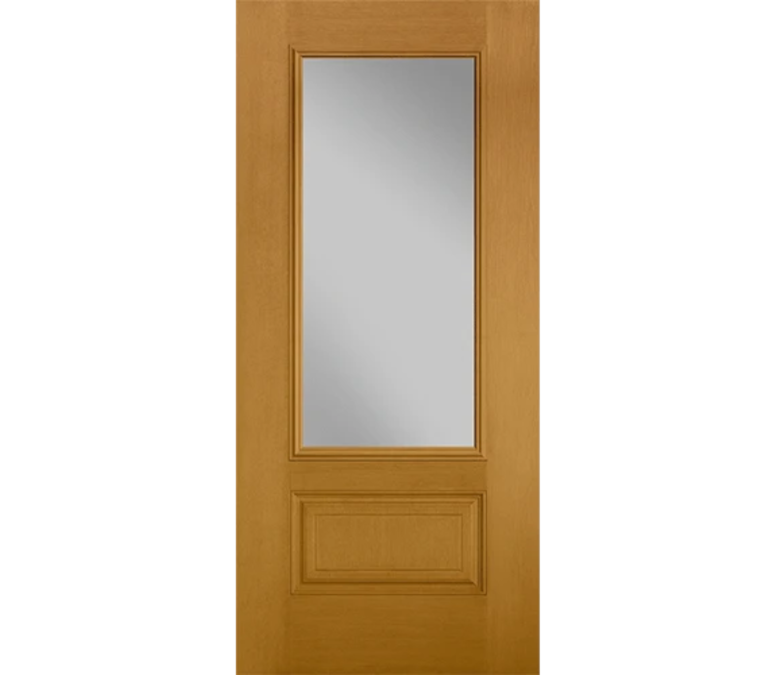 Kennesaw Three Quaters light Fiberglass Entry Door